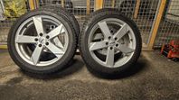 5x112 Audi Vw Alufälgar 18" 235/45 R18 Dubbfria Vinterdäck