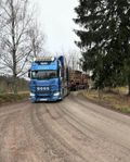 Scania R650 MVB släp Timmerbil Timmerekipage 