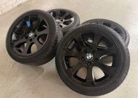 Original BMW 18” style 162m med 6mm good year vinterdäck