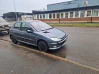 Peugeot 206 5-dörrar 1.4 XS Euro 4 ny besiktigad