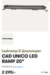 Ny ledljusramp 20”