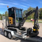 Volvo EC18 Rotortilt, Vagn, Redskap