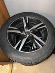 Volvo fälgar 18" 5-Double Spoke Matt Black Diamond Cut