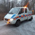 Bärgningsbil Mercedes Sprinter 2002 4X4 Nybesiktigad