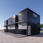 BOX ON BOX - Lokal kombination i 2 plan 36 m2