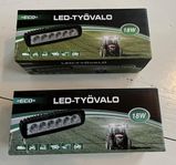 Led-backljus/arbetsbelysning, 2 st, nya i förpackning