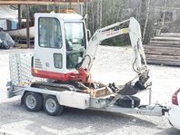 Minigrävare 1,8T Takeuchi TB016