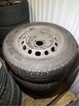 Michelin dubb 195/70-15 på Fälg 4/108 Nav 65,1