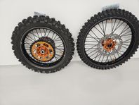 Komplett hjulsett ktm 18"/21"