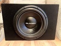 Gladen Passiv 12”  subwoofer i sluten låda