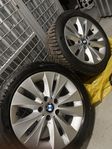 Orginal BMW fälgar vinterhjul-Nya dubbdäck 17