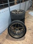 Japan Racing JR34 Brons fälgar 255/35 R19