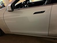 Tesla model S Förardörr , ny lackad  pearl white