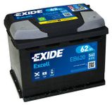 Bilatteri Exide Excell EB620 62 Ah