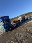 Scania R580 med VM-trailer Maskintrailer