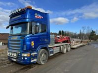 Scania R580 med VM-trailer Maskintrailer