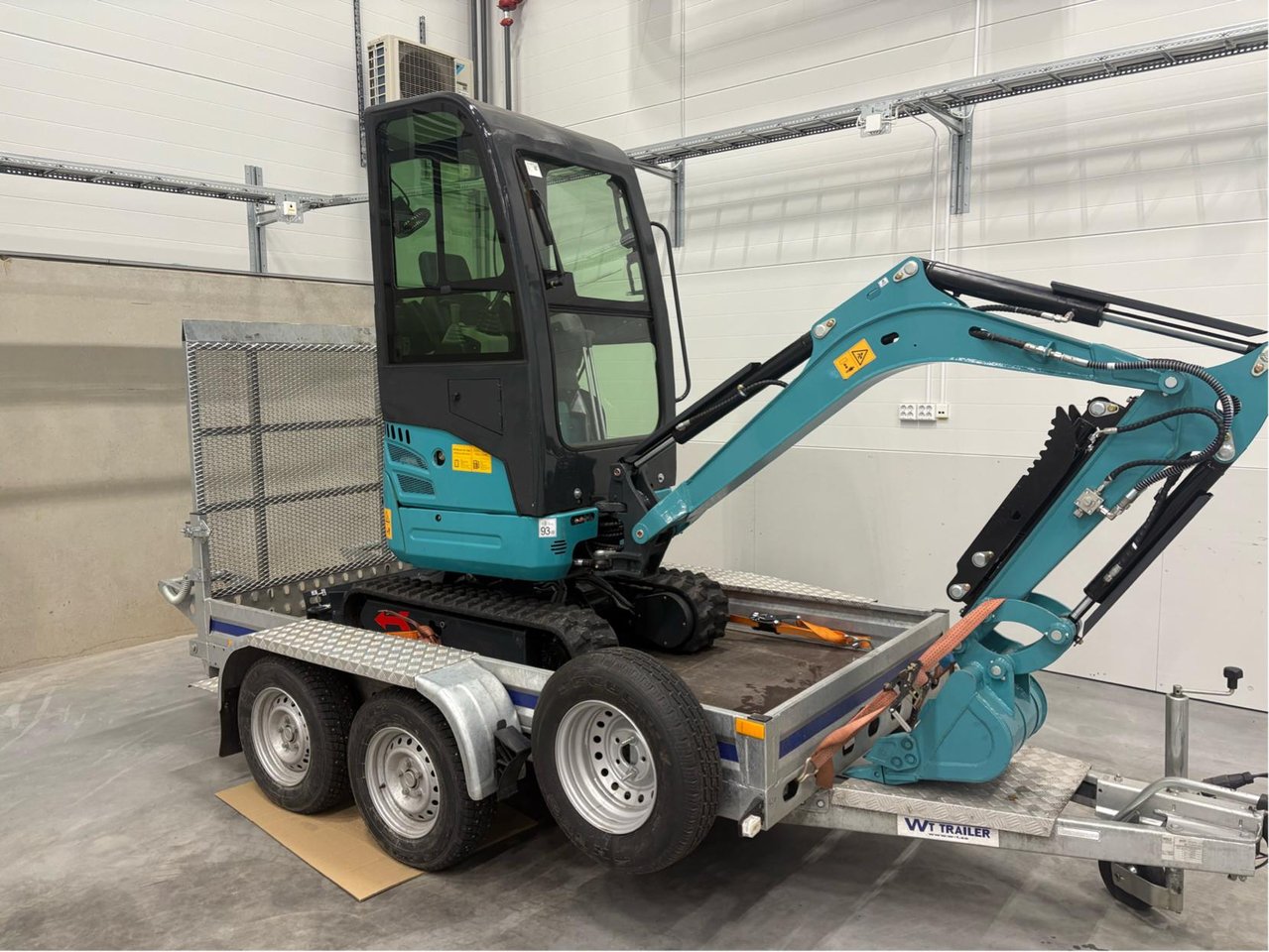Minigrävare 2 ton Ny uthyres