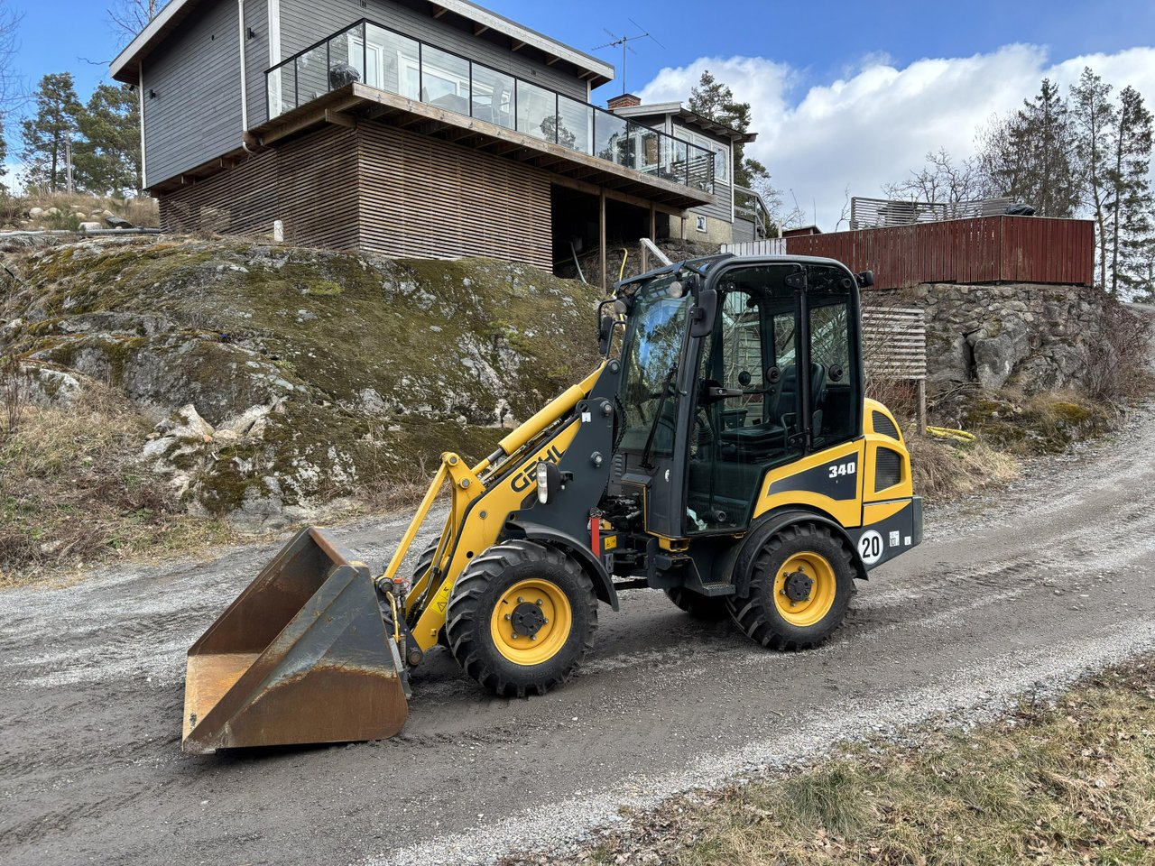 Gehl 340 hjullastare, ev byte...