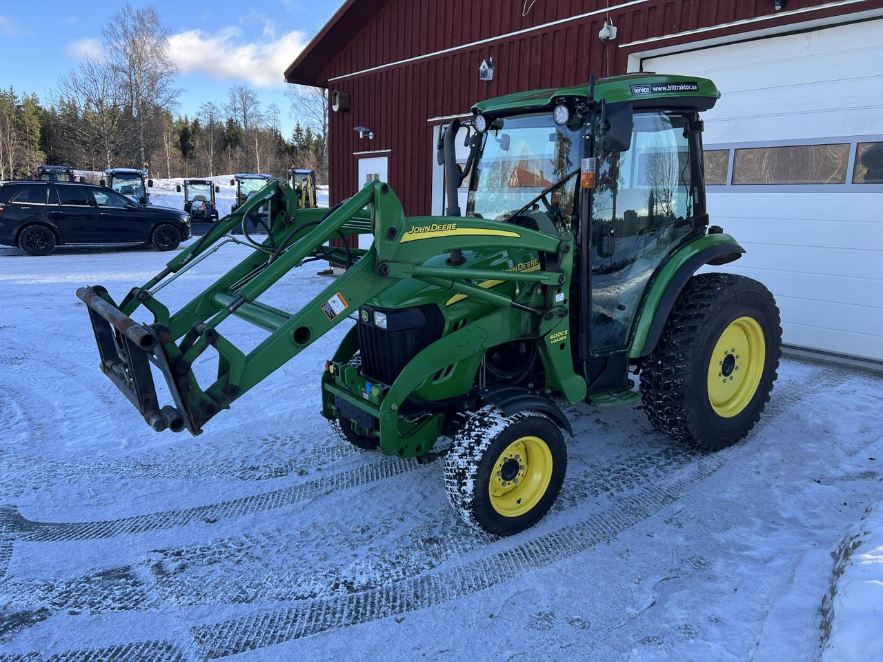 John Deere 4720 inkl snö utru...