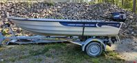 Linder Sportsman 400, Suzuki 9hp och trailer