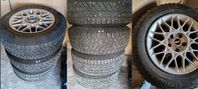 BMW fälgar med däck continental 215/65 R16