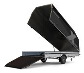 Fogelsta S1945i X-line Snöskotersläp Kåpvagn med ramp
