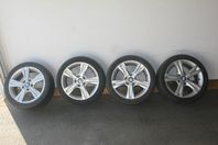 4st 17" BMW fälgar med Goodyear efficient grip (225/45)