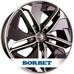 Borbet TX 21", Svart polerad Glans till Tesla och BMW