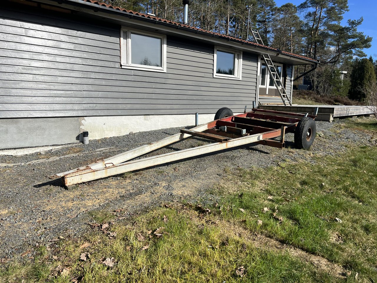 grävmaskin kärra