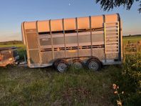 Fårsläp / Boskapssläp Ifor Williams TA510, 3,5 ton
