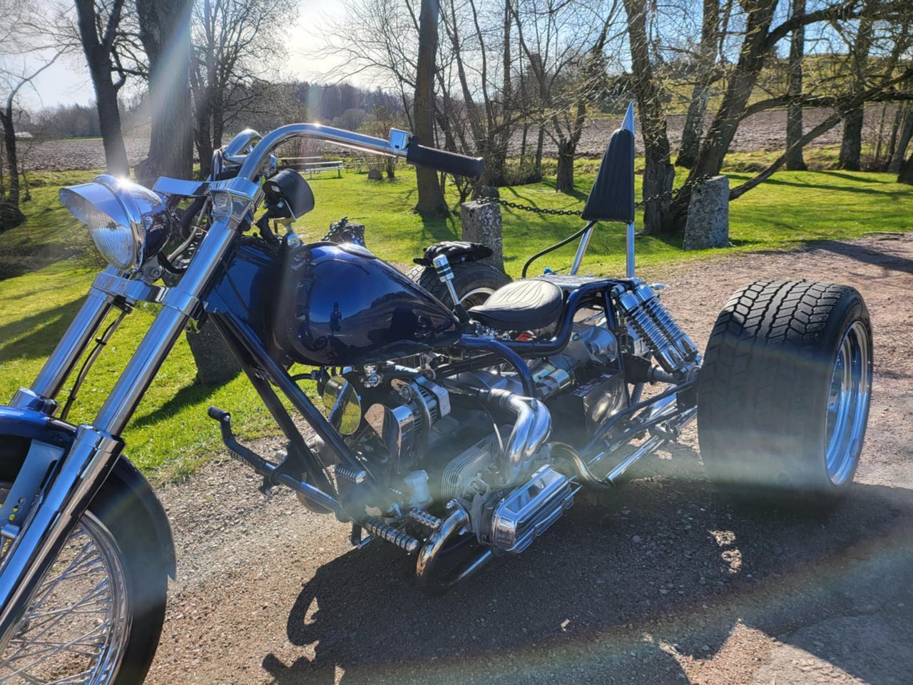 vw 1600 trike med dom rätta p...