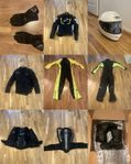 Alpinestars jacka&ryggskydd, Shoei hjälm,  och annan utrustn