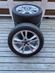 Nya sommardäck på SAAB 9-5 original fälg 17" 