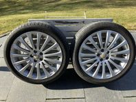 Fyra sommardäck GoodYear 225/45 R18 95Y på Subaru fälg