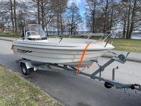 HR 442 SC med kapell och bromsad trailer