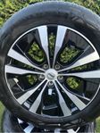 VOLVO original 18 tum 5 Double Spoke Fälgar med sommardäck