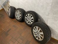 VW hjul med dubbdäck