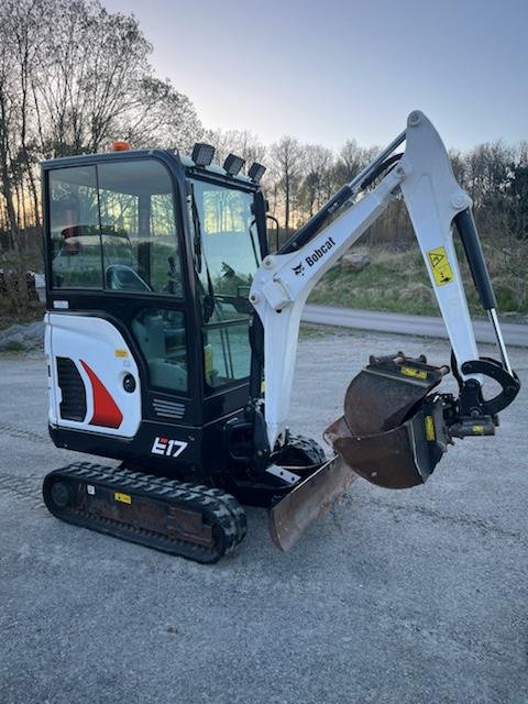 bobcat e17 uthyres, grävmaski...