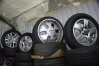 Sommarhjul: V90 S90 / V70 V50 C30 XC60 / VW / Clio, 