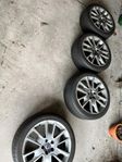 Sommardäck på Volvo originalfälg 18" till V60 