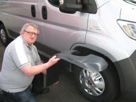 Innerskärmar till Fiat Ducato frem m/Stenkskydd. 1395kr.