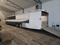 Volvo B10M, Racebuss Hydrauliska ramper 16M Garage AC Tält
