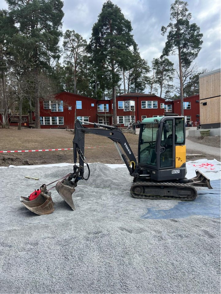 Minigrävare uthyres + grävhjä...