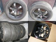 18" Premium hjul och lösa 17" däck