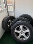 Sommardäck P235/65 R17 på fälg – 4 st