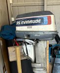 Evinrude 35hk el start prissänkt Nyrenoverad