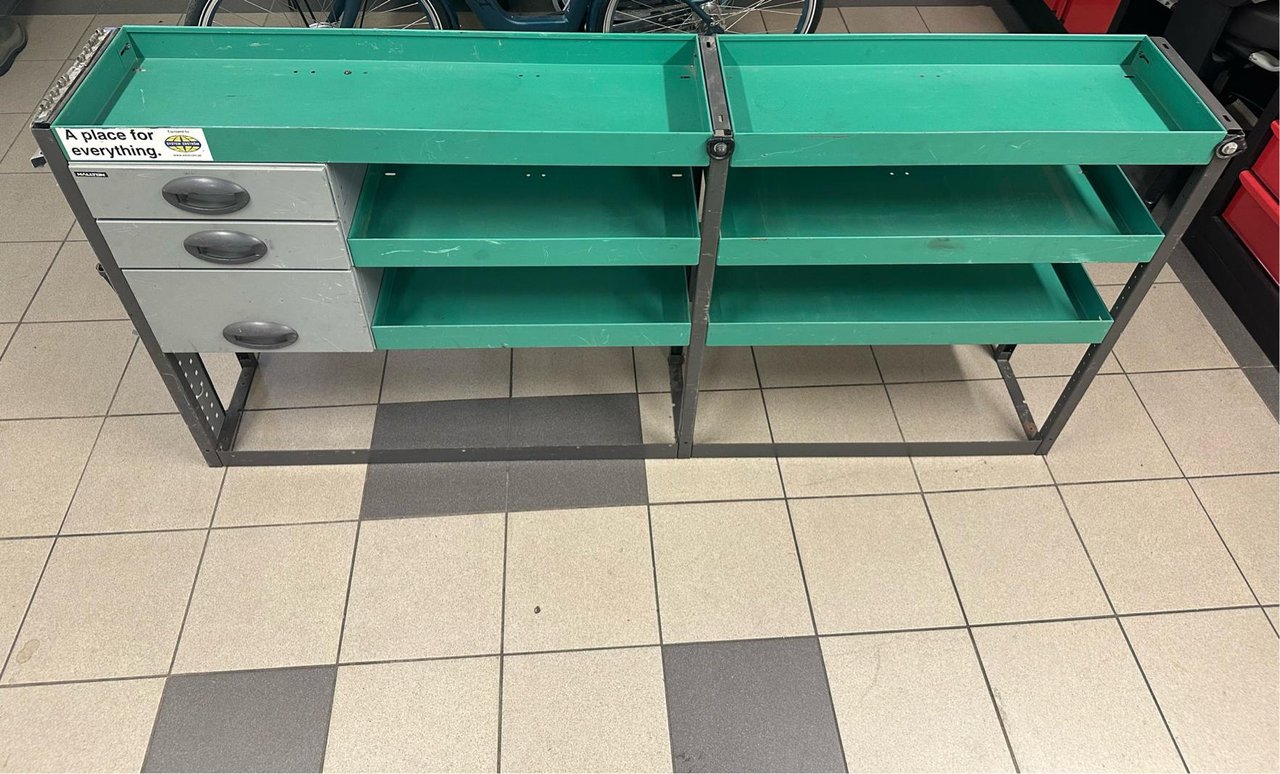 Verktygsinredning för skåpbil