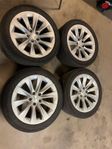 Fälgar Tesla Slipstream silver 19 tum m. TPMS