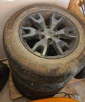 Fälgar och däck, 265/60R18 resp 185/60R14