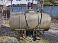 Dieseltank 3,5 kubik med pump o slang
